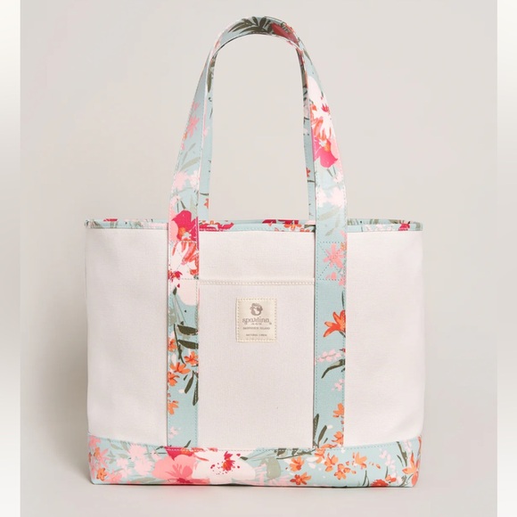 Spartina 449 Handbags - Spartina 449 ATL Linen Alpha Tote Alljoy Landing NWT